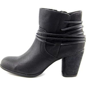 Madden Girl Denice Black Ankle Booties